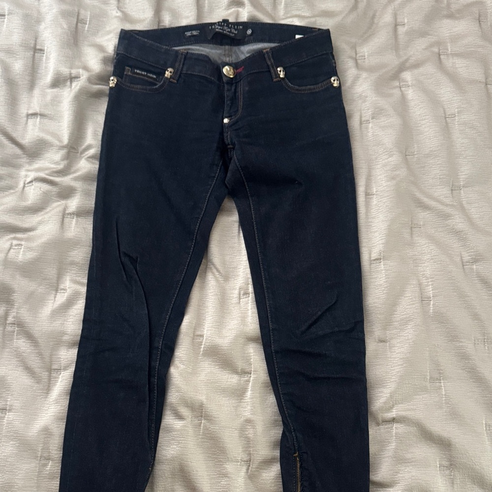Philipp Plein Black Skinny Jeans
